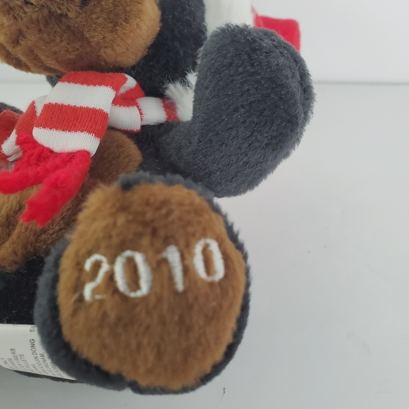 Vintage Sears Christmas Holiday Plush Bear 2010 - Picture 2 of 5